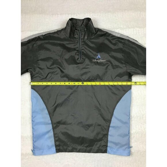 Disney Parks Windbreaker Jacket Size XS/S 1/2 Zip Vented Packable Gray - Picture 8 of 12